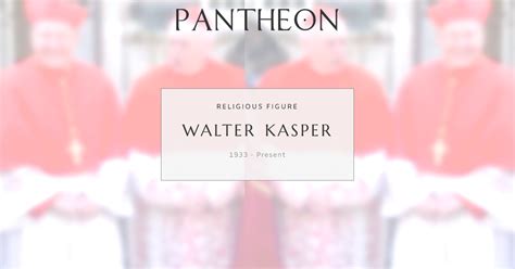 biography kasper walter