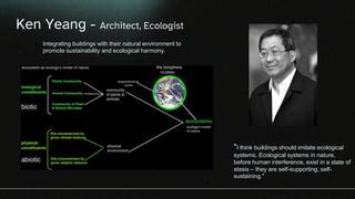 biography ken yeang design concept