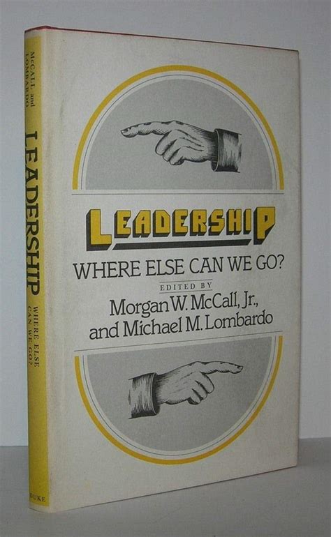 biography morgan mccall leadership