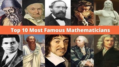 biography of 5 famous mathematicians in geometry