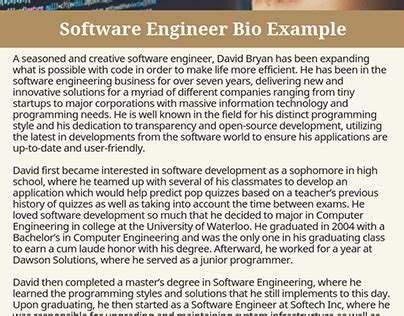 biography of a software engineer