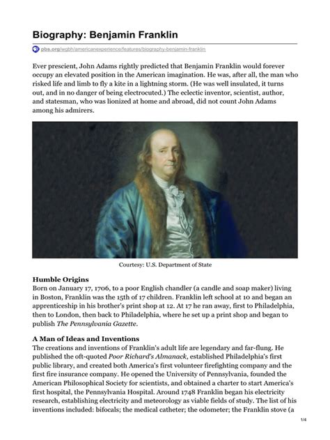 biography of benjamin franklin pdf merge