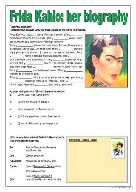 biography of frida kahlo in english