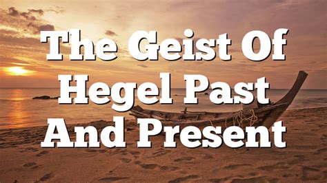 biography of hegel