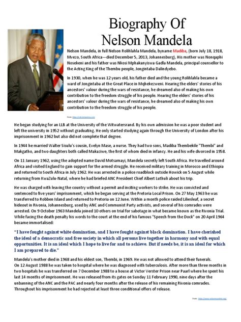 biography of nelson mandela pdf viewer