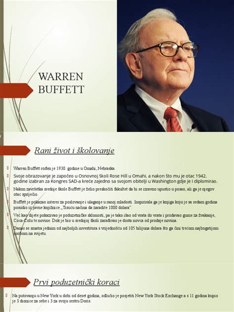 biography of warren buffett pdf to excel