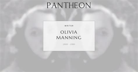 biography olivia manning