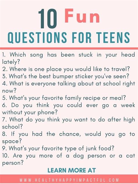 biography questions to ask teens