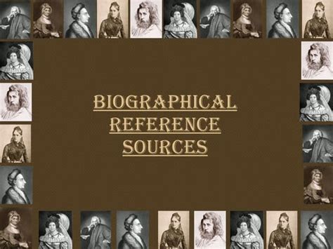 biography reference sources powerpoint elementary