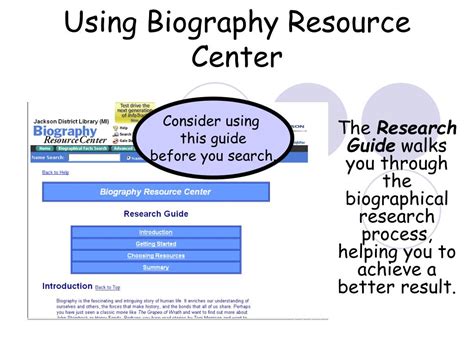biography reserve senter