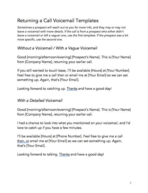 biography sample professional voicemail scripts