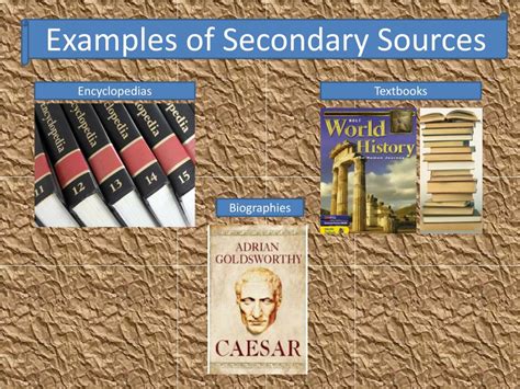 biography secondary or primary source