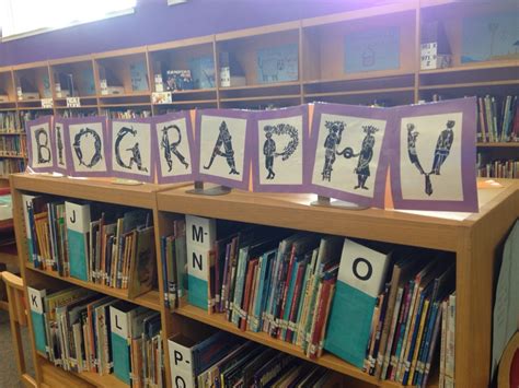 biography section in library