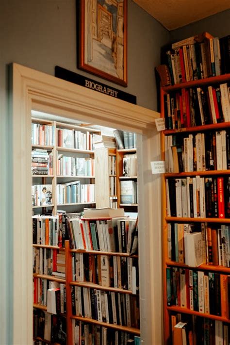 biography section of library