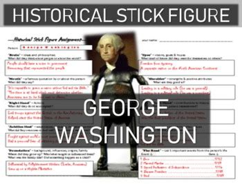 biography stick figure report