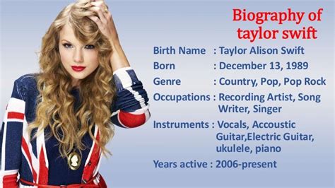 biography taylor swift