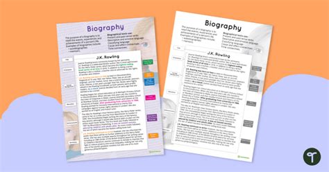 biography text is aligned by default