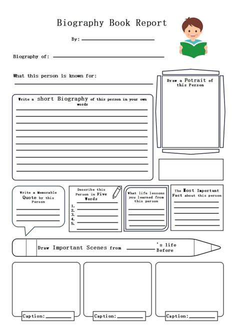 Biography Worksheet Organizer For 3rd 6th Grade Lesson Biography Graphic Organizer 3rd Grade - Biography Graphic Organizer 3rd Grade