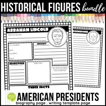 biography writing examples presidents list