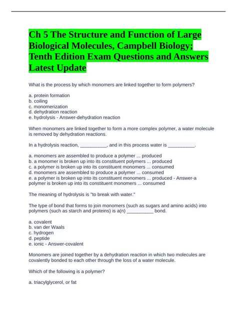 biological explorations lab 5 answers