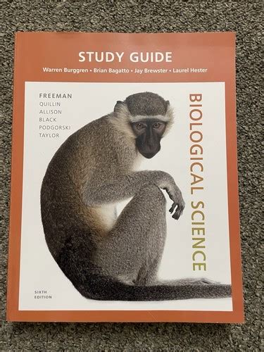 Biological Science Freeman Study Guide
