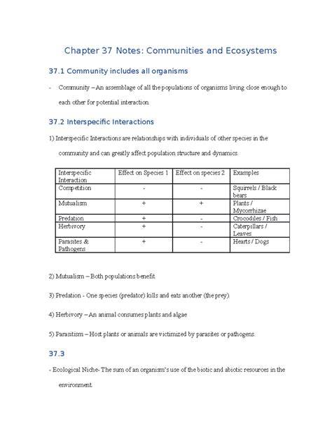 biology chapter 37 assessment