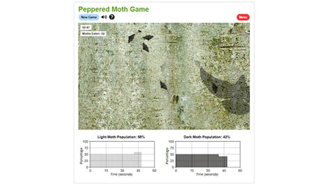 biology corner peppered moth simulation answers