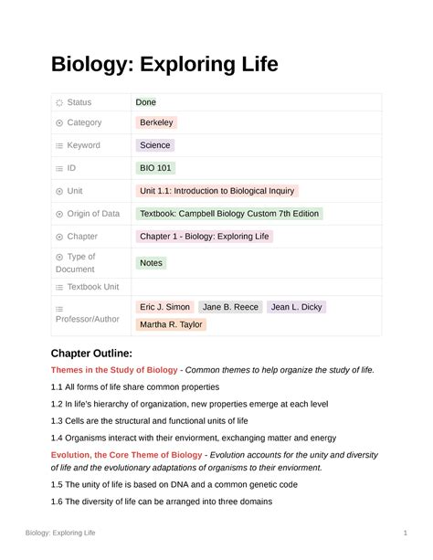 biology exploring life concept check answers