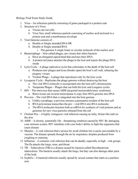 Biology Final Exam Study Guide Answers Ecology