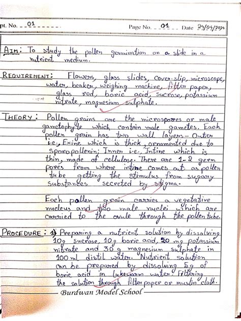 Biology Lab Manual Class 12