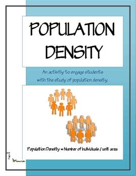Biology Population Density Lesson Plans Amp Worksheets Population Density Worksheet Biology - Population Density Worksheet Biology