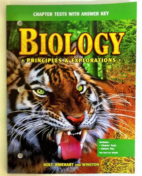 Biology Principles And Explorations