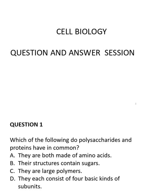 Biology Question Answer