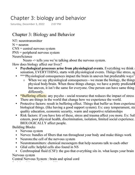 Read Biology And Behavior Chapter Review Answers 