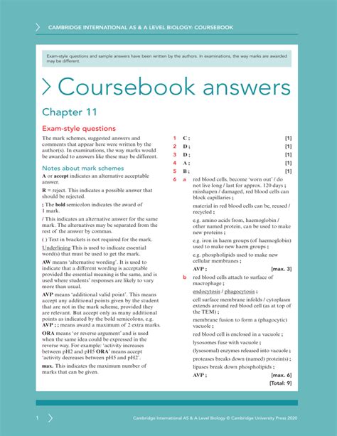 Download Biology Chapter 11 Answers 