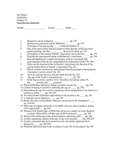 Full Download Biology Chapter 14 Study Guide Answers 