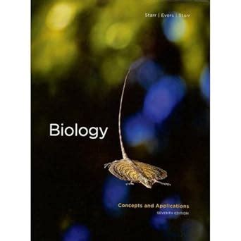 Read Biology Concepts And Applications 7Th Edition 