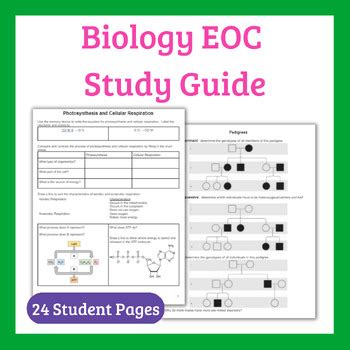 Read Biology Eoc Study Guide 2013 