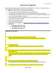 Read Biology Hot Zone Assignment Answers 