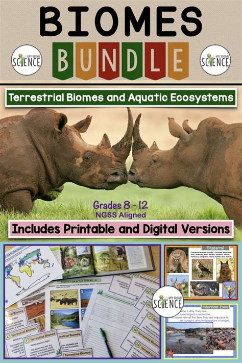 Biome And Aquatic Ecosystem Bundle Teaching Resources Terrestrial Biomes Worksheet Answers - Terrestrial Biomes Worksheet Answers