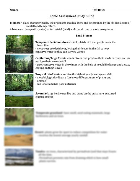 Read Biome Study Guide Answer 