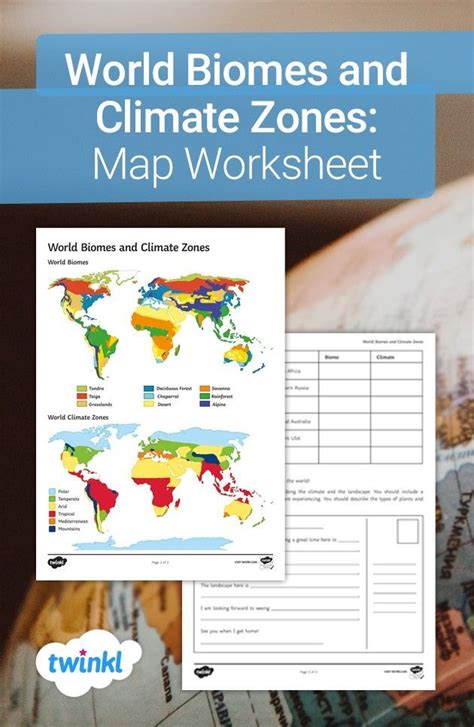 Biomes Map Lessons Worksheets And Activities Biomes Map Worksheet - Biomes Map Worksheet