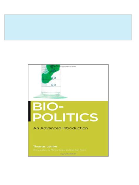 Download Biopolitics An Advanced Introduction 