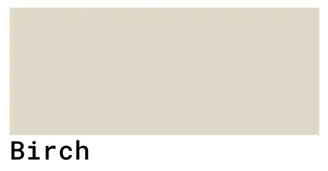 birch color