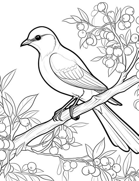 bird coloring page