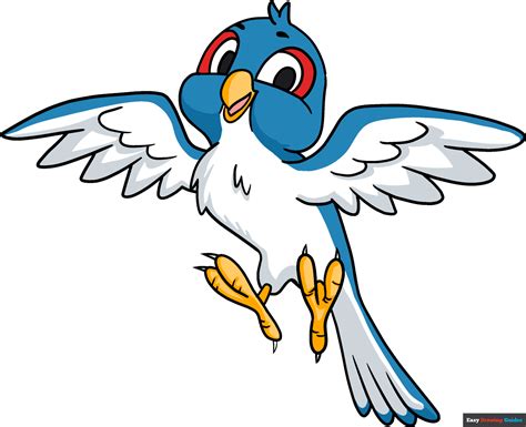 bird drawing cartoon