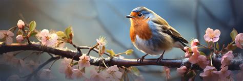 Bird Symbolizing Start Of Spring