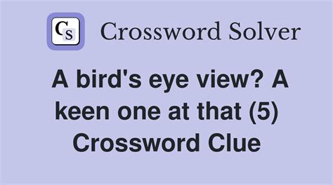 bird with keen eyesigft Crossword Clue Wordplays.com