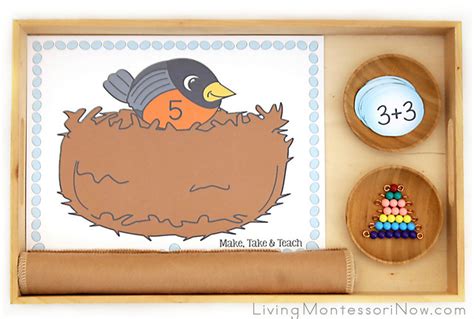 Birds In The Nest Montessori Math Activities For Montessori Math For Preschoolers - Montessori Math For Preschoolers