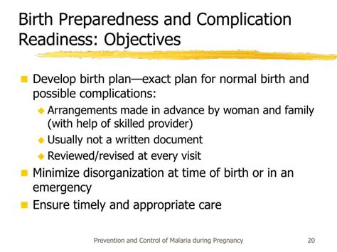 birth preparednessand complication readiness